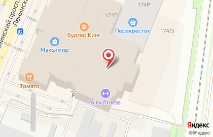 Магазин профессиональной косметики Гамма на Ленинском проспекте на карте