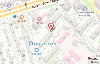 Гастроном в Махачкале на карте