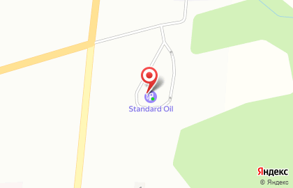 Стандарт Ойл на Центральной улице на карте