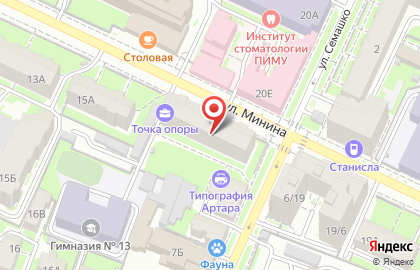 Техническая компания Alfa в Нижегородском районе на карте