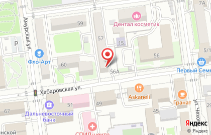 Супермаркет Баловень на Хабаровской улице на карте