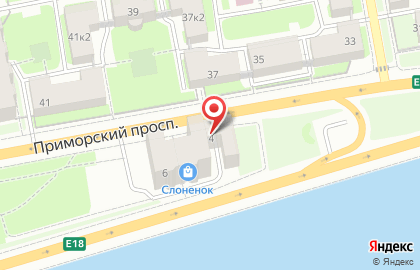 ООО ОП "Советник" на Приморском проспекте на карте