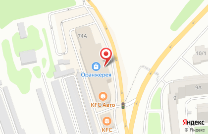 ТЦ Оранжерея на Огородной улице на карте