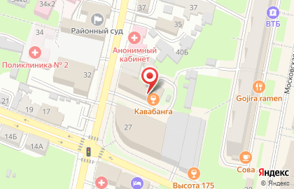 Cowabunga на карте