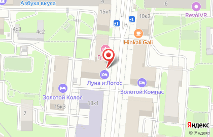 Гостиница Оксана в Москве на карте