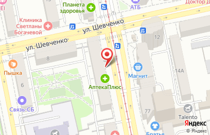 Стиль оптика на улице Луначарского на карте