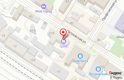 Центр наркологии и реабилитации Прогресс на Петровской улице на карте