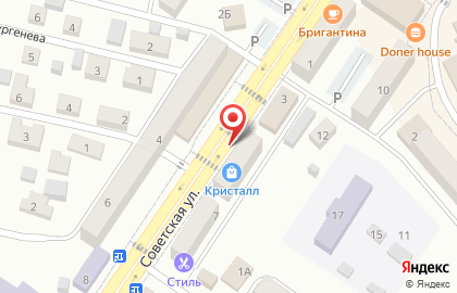 Страховая компания Зетта Страхование на Советской улице на карте