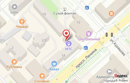 Авторадио, FM 101.1 на проспекте Ленина на карте