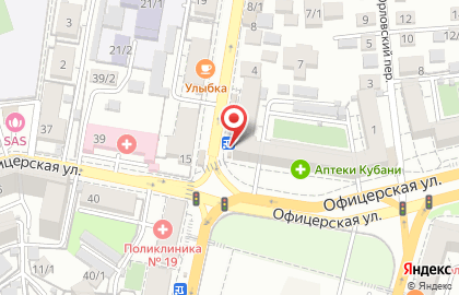 Магазин Каневской на Офицерской улице на карте