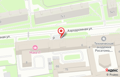 Санкт-Петербургская юридическая компания на Аэродромной улице на карте