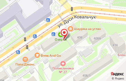 Сервисный центр ЗаправычЪ на улице Дуси Ковальчук на карте