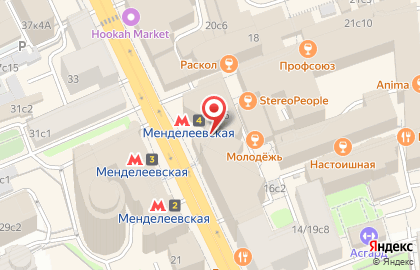 СберБанк на Новослободской улице на карте