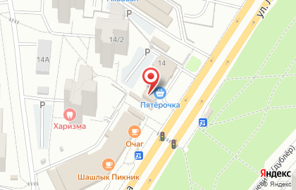 Магазин Азовский Бройлер на улице Лукашевича на карте