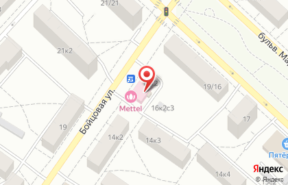 Столичные аптеки, ОАО на Бульваре Рокоссовского (ул Бойцовая) на карте