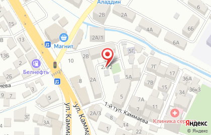 Продовольственный магазин в Кировском районе на карте