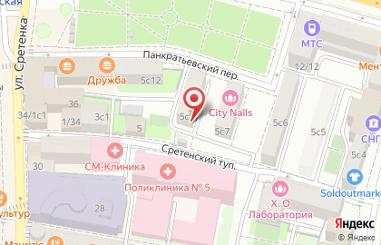 Агентство Давс ЗАО на Сухаревской на карте