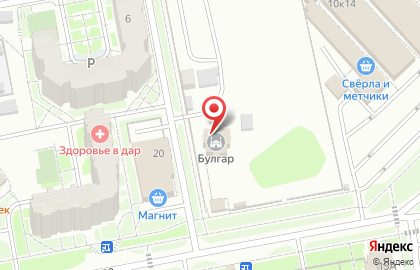Мечеть Булгар в Чебоксарах на карте