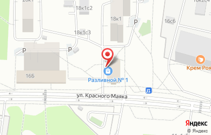 Магазин фруктов и овощей на ул. Красного Маяка, 16а на карте