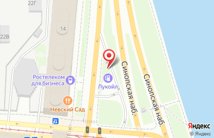 Лукойл на метро Площадь Александра Невского на карте