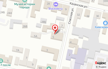 Центр занятости населения города Елабуги на карте