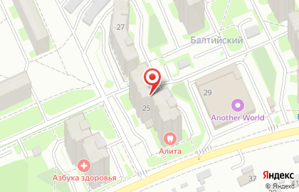 Агентство недвижимости АкадемПроект на Балтийской улице на карте