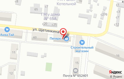 втб 24, пао на улице Щетинкина на карте