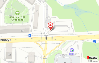 Автостоянка в Хабаровске на карте