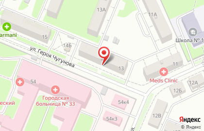 Парикмахерская в Нижнем Новгороде на карте
