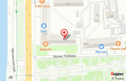 Step Up на бульваре Победы на карте