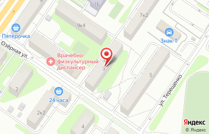 Проектная компания ПромГражданПроект на Озёрной улице на карте
