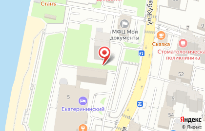 Екатерининское на карте