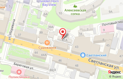 Владивостокский почтамт на карте