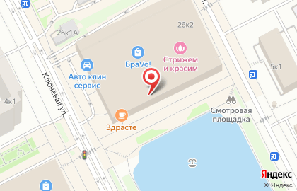 Салон сотовой связи МегаФон на улице Борисовские Пруды, 26 к 2 на карте