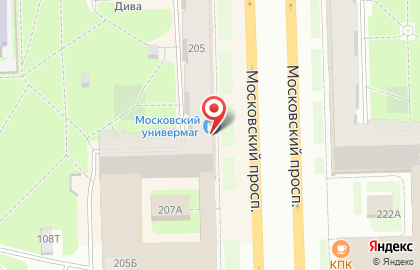 Банкомат Банк Санкт-Петербург на Московском проспекте, 205 на карте