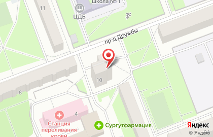 Продуктовый магазин Нанаш в Ханты-Мансийске на карте