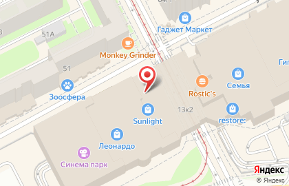 Предприятие быстрого обслуживания Макдоналдс в Свердловском районе на карте