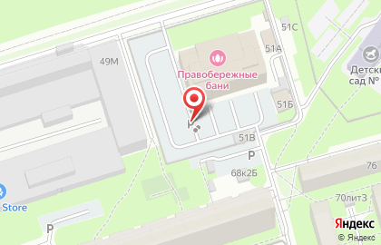 Автостоянка в Санкт-Петербурге на карте