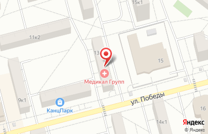 Мини-маркет Фасоль на улице Победы на карте