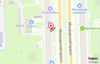 Универмаг Московский на карте