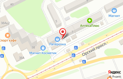 Салон сотовой связи МегаФон в Оренбурге на карте