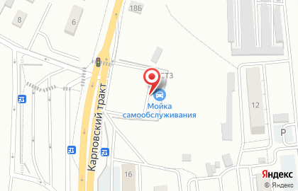 Парикмахерская Алина в Центральном районе на карте