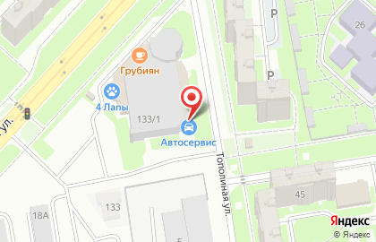 Станция технического обслуживания на Гражданской улице на карте
