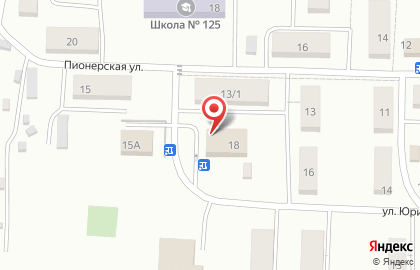 Продовольственный магазин Удача на улице Юрия Гагарина на карте