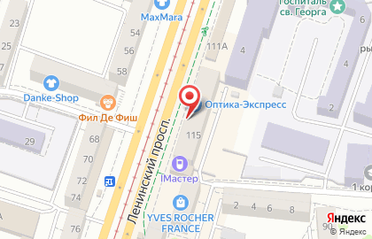 Магазин изделий из янтаря Амбер Маркет в Калининграде на карте