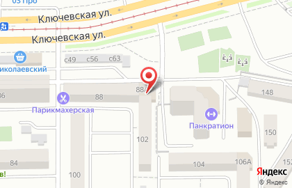 Freedom на Ключевской улице на карте