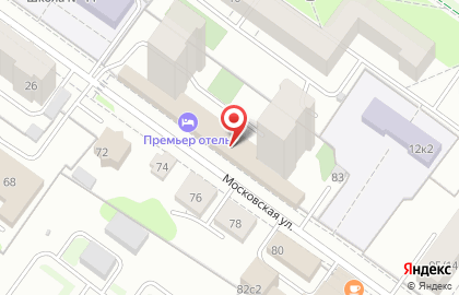 Магазин Ромашка на Московской улице на карте