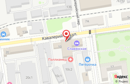 Автосалон Авторитет на Кавалерийской улице на карте