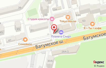 Билетная касса Kassir.ru в Лазаревском районе на карте