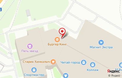 Ресторан быстрого питания KFC на Красносельском шоссе на карте